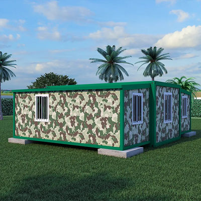 Double Wings Mobile House Container Steel Frame Customizable For Hotel