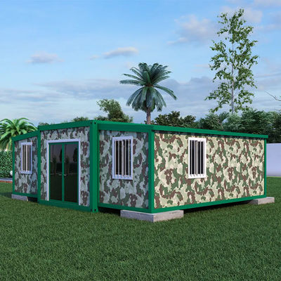 Luxury Prefabricated Expandable Container House Customized With Steel Door