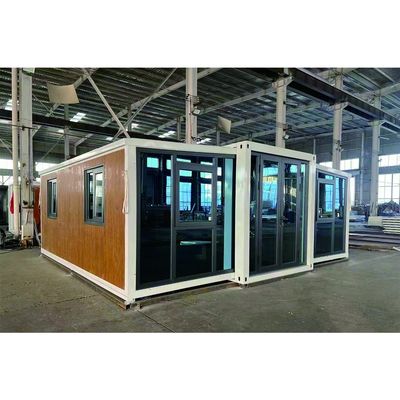 Rumah Prefab yang bisa diperluas dengan ukuran 30 kaki, antiseismik dengan kamar mandi.
