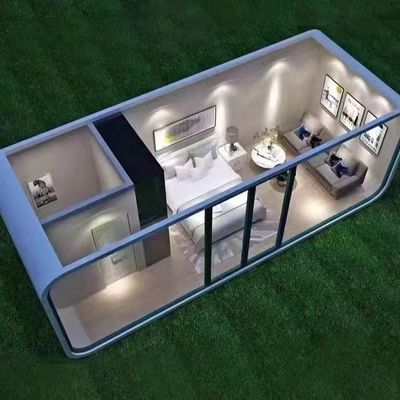 Customized Style Prefab Apple Cabin for Lakeside Retreat House