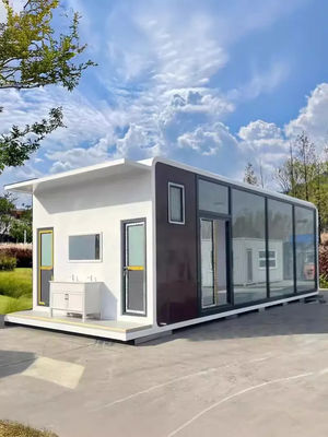 20ft Quality Apple Cabin House dengan 2 tempat tidur untuk Modular Hotel Stay