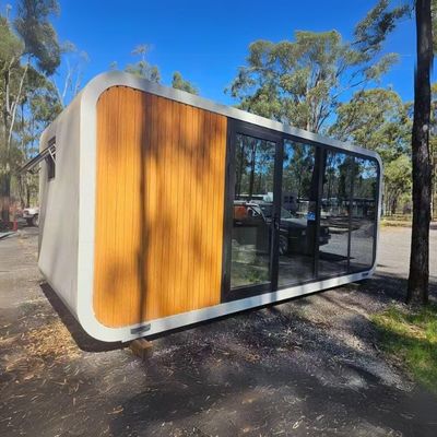 Apple Cabin Prefab House 20ft 40ft Size Optional Color Custom White