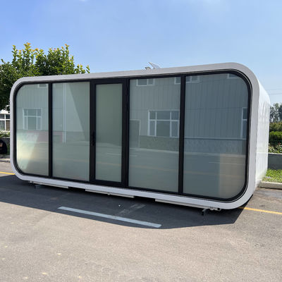 Apple Cabin Prefab House 20ft 40ft Size Optional Color Custom White