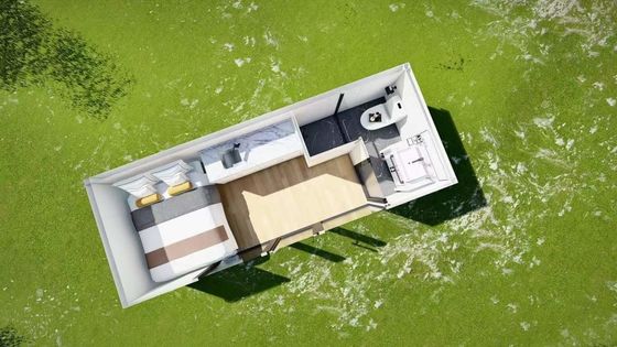 Diseño de lujo al aire libre Casa prefabricada Hotel Cabina de manzanas Mini Pod Bares Casas móviles Casas prefabricadas de lujo Casa de contenedores en venta caliente