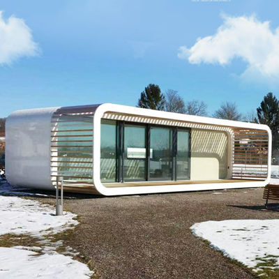 High Quality Waterproof 20ft Apple Cabin Assembled Container Glass Houses Villa Apple House Comfortable Luxury Living Apartment