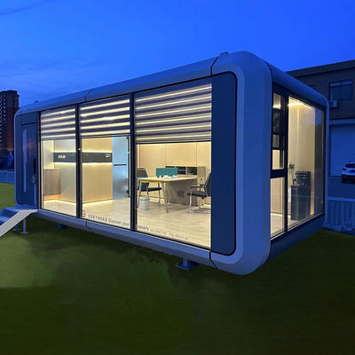 Luxury Elegant Modular Apple Cabin Factory Direct Supply Steel Structure Mobile Villa Tiny Module Cabin Outdoor Hotel Book Shop