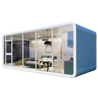 Luxury Elegant Modular Apple Cabin Factory Direct Supply Steel Structure Mobile Villa Tiny Module Cabin Outdoor Hotel Book Shop