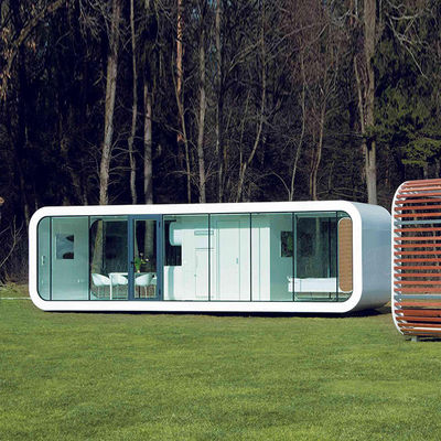 Apple Cabin House Opciones de color personalizadas disponibles para paneles exteriores tallados en metal y techo integrado