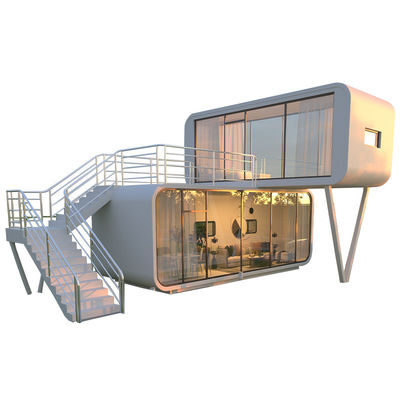 Personalice el espacio de sus sueños con una variedad de opciones de color y baño de separación seco-húmedo en Apple Cabin House