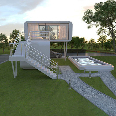 Personalice el espacio de sus sueños con una variedad de opciones de color y baño de separación seco-húmedo en Apple Cabin House