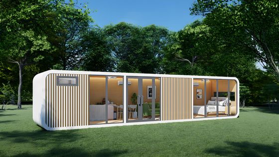 Apple Cabin House yang dapat disesuaikan Apple House modern dengan langit-langit terintegrasi