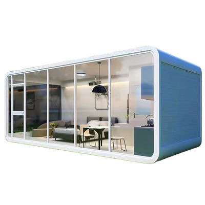 Tradisional Prefab Apple Cabin Sesuai dengan kebutuhan Rumah Prefab Rangka Baja tahan lama Apple Camping House Apartemen Berkualitas Tinggi