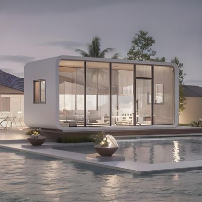 Apple Cabin House Lingkungan ramah Bamboo Kayu Serat Papan dinding interior