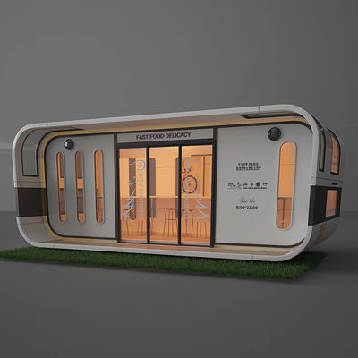 Apple Cabin House Galvanized Steel Frame Dry-Wet Separation Bathroom Composite Wood Floor