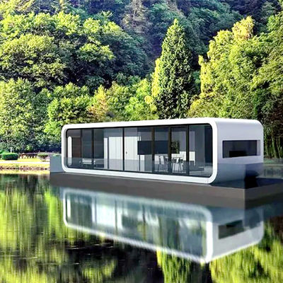 Apple Cabin House Panel Ukiran Logam Papan Serat Bambu Kayu Terintegrasi Langit-langit Pisah Air-Kering Kamar Mandi Warna yang dapat disesuaikan