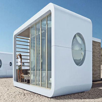 Eficientemente instalado Apple Cabin House Separador seco-húmedo Baño y iluminación Enchufe de conexión Electricidad