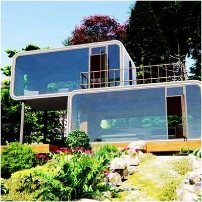 애플 케이빈 하우스 내구성 진열 철기 프레임 대나무 나무 섬유 보드 내부 벽 통합 천장