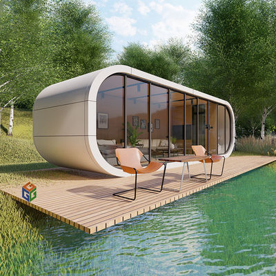 20ft Modular Design Small Prefab Houses Outdoor For Living And Working
