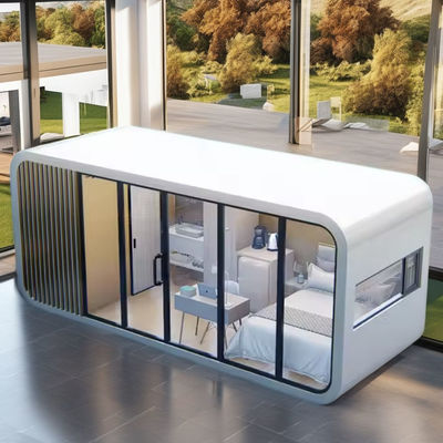Modular Apple Cabin House Mobile Prefab Modern Tiny House For Cafe