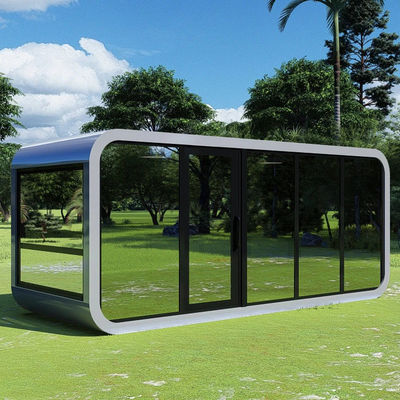 Tiny Apple Cabin House Outdoor 20FT Apple Office Pod Wind And Rain Resistant