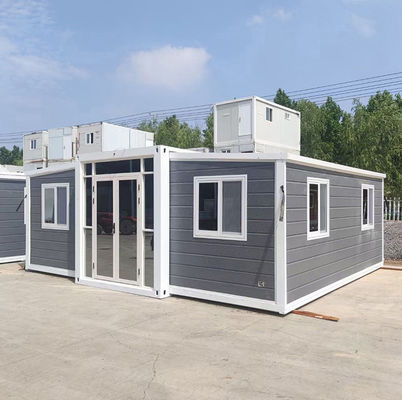China Factory Luxury Villa Prefabricated Modern Extendable Container House Prefab Expandable Home 3 in 1
