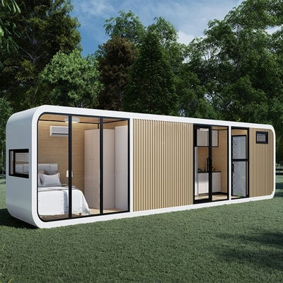 Apple Cabin House Galvanized Steel Frame and Metal Carved Panel for Exclusive Living Experience