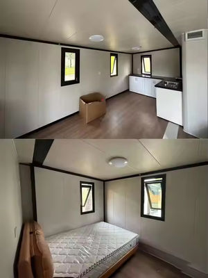Expandable Container House with Fireproof Panel and Optional Doors for Customer Requirements