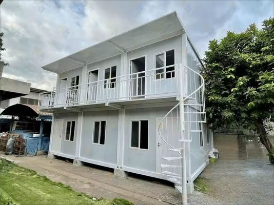 Rumah Kontainer 20FT 40FT Prefab Flat Pack Rumah Berharga Kompetitif