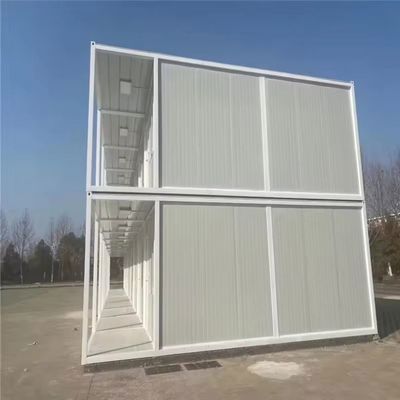 Flat Pack Container House Pre-wired dengan listrik untuk pemasangan yang mudah dan nyaman untuk penghematan waktu dan biaya
