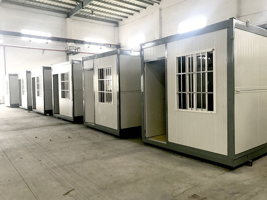 Rumah Kontainer Lipat Portable Ruang tamu multi kamar tidur Cocok untuk bengkel Bangunan Kantor