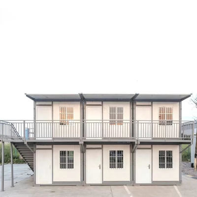 Flat Pack Container House Pre-wired dengan listrik untuk pemasangan yang mudah dan nyaman untuk penghematan waktu dan biaya