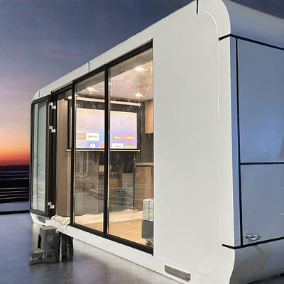 Prefab Popular Camping Pods Modulo de paneles de sándwich Cabinas fabricante Apple House
