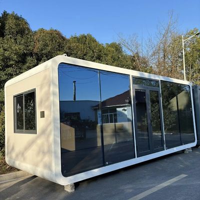 Prefab Popular Camping Pods Modulo de paneles de sándwich Cabinas fabricante Apple House
