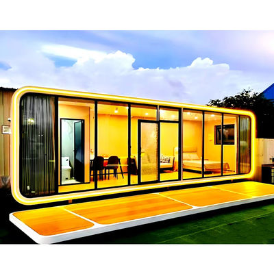Modern 20FT 40FT Apple Cabin House with Bathroom Cabinet Stylish Mobile Prefab House
