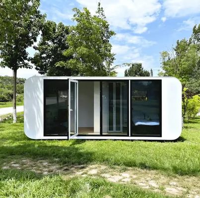 금속 조각 패널과 통합 천장을 갖춘 맞춤형 애플 캐빈 하우스