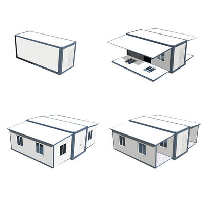 Casa de contenedores personalizable expandible Opciones de colores múltiples disponibles Adecuadas para diversas aplicaciones