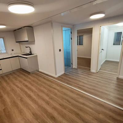 20ft 평면 팩 컨테이너 주택 2 침실과 함께 Prefab 홈 빌라 쇼핑몰