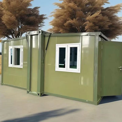 Casa de contenedores expandible de 20 pies 40 pies personalizable con resistencia al viento fuerte y al terremoto para seguridad y adaptabilidad