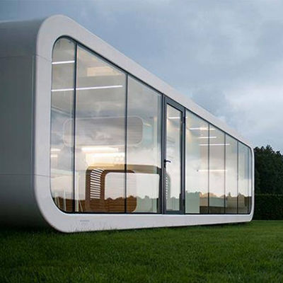 Apple Cabin House Galvanized Steel Frame and Metal Carved Panel for Strong and Long-Lasting Structure
