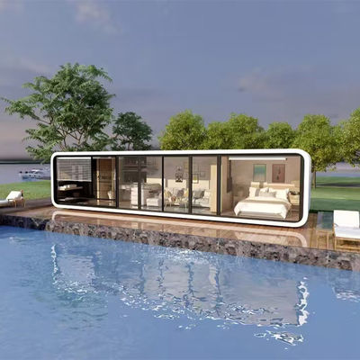 20FT 40FT Diseño moderno Jardín Casa de estar Modular Al aire libre Apple Cabin Casa Contenedor