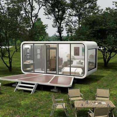 20FT 40FT Diseño moderno Jardín Casa de estar Modular Al aire libre Apple Cabin Casa Contenedor