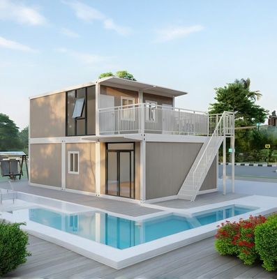 Multi Story Seaside Villa Container House Portable Vacation House Modular Detachable Container Home