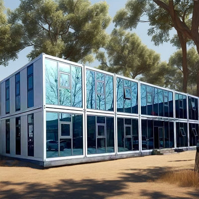 Flat Pack Container House Quick and Easy Installation with Strong and Durable Steel Structure