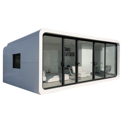 Apple Cabin House Kerangka baja galvanis tahan lama dan panel ukiran logam yang elegan untuk kehidupan yang nyaman dan modern