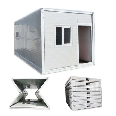 Modular Fold up House Sandwich Panel Fireproof Foldable Expanding Cabin