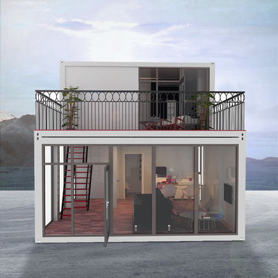 China Luxury Easy Assemble 2 Lantai 3 Kamar Tidur Rumah Modular Rumah Prefabrikasi Rumah Prefabrikasi Kontainer