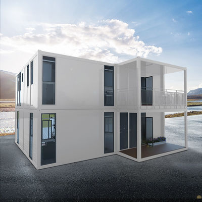 China Luxury Easy Assemble 2 Lantai 3 Kamar Tidur Rumah Modular Rumah Prefabrikasi Rumah Prefabrikasi Kontainer