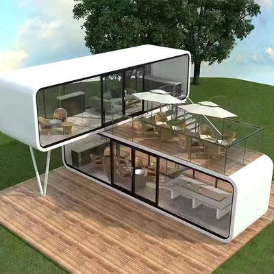 Modern 20FT Portable Apple Cottage Outdoor Mobile Prefabricated Apple Cabin Rumah dengan dapur