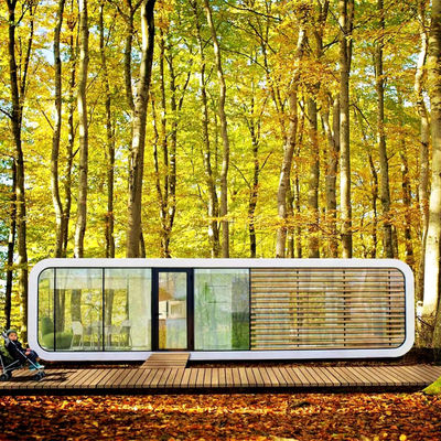 Modern 20FT Portable Apple Cottage Outdoor Mobile Prefabricated Apple Cabin Rumah dengan dapur