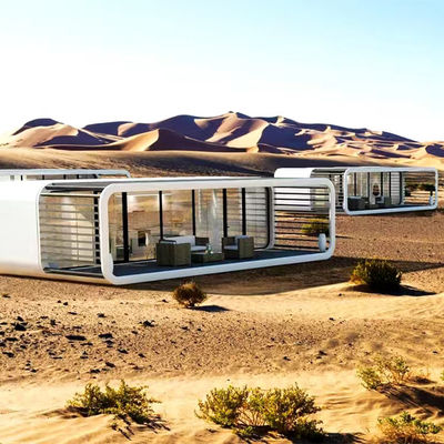 Modern 20FT Portable Apple Cottage Outdoor Mobile Prefabricated Apple Cabin Rumah dengan dapur
